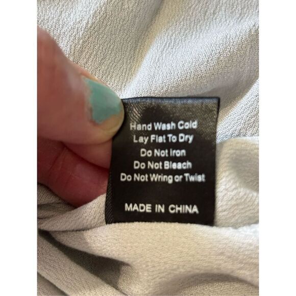 POL gray, shabby chic blouse, size S - Picture 11 of 11